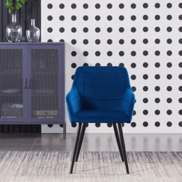 Camden Velvet Dining Chair - thumbnail 2