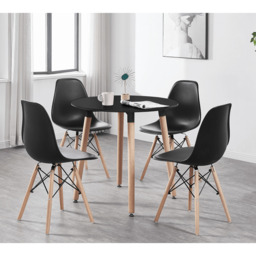 Eiffel Dining Chair Black - thumbnail 4