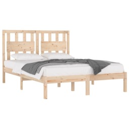 Bed Frame without Mattress Solid Wood Super King - thumbnail 3