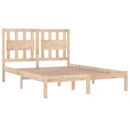 Bed Frame without Mattress Solid Wood Super King - thumbnail 4