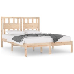 Bed Frame without Mattress Solid Wood Super King - thumbnail 2