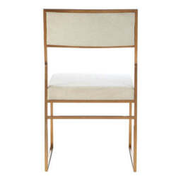 Mian Milky White Velvet Dining Chair - thumbnail 5