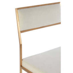 Mian Milky White Velvet Dining Chair - thumbnail 6