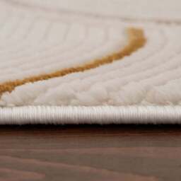 Carmel Cream-Gold Geometric Rug - 6070 - thumbnail 4