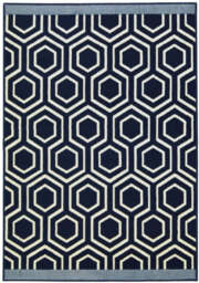 Maestro Honeycomb Navy Rug - 3035 X011 - 80X150 cm