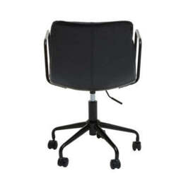 Branson Black Leather Effect Home Office Chair - thumbnail 5