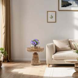 Merlin Mango Wood Bedside Table - thumbnail 6