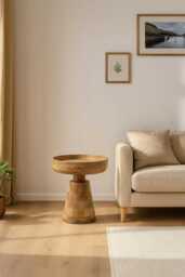 Merlin Mango Wood Bedside Table - thumbnail 4
