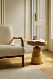 Merlin Mango Wood Bedside Table - thumbnail 2