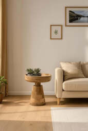 Merlin Mango Wood Bedside Table - thumbnail 3