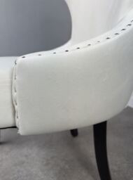 Mayfair Velvet Dining Chair - Cream - thumbnail 6