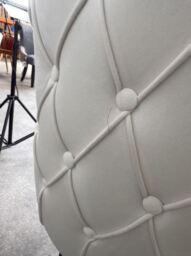 Mayfair Velvet Dining Chair - Cream - thumbnail 4
