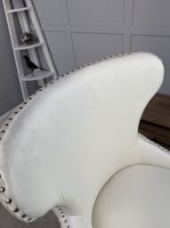 Mayfair Velvet Dining Chair - Cream - thumbnail 5