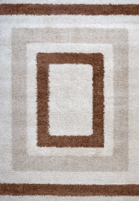 Moodi Shaggy Cream/Terra Slatefern Rug - image 1