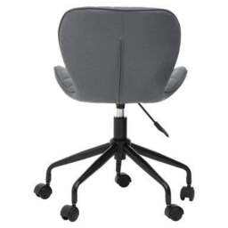 Grey and Black Home Office Chair - Brent - thumbnail 5