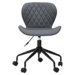Grey and Black Home Office Chair - Brent - thumbnail 2
