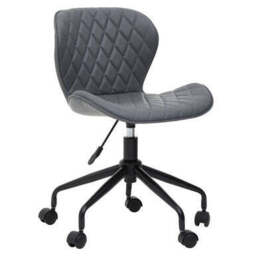 Grey and Black Home Office Chair - Brent - thumbnail 3