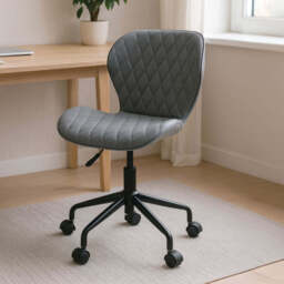 Grey and Black Home Office Chair - Brent