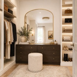 Yoko - Gold Metal Gentle Arch Mirror - 120cm x 95cm - thumbnail 1