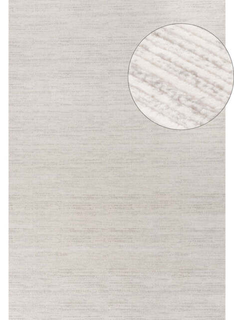 Carmel Cream-Grey Striped Rug - 6010 - 240X340 cm