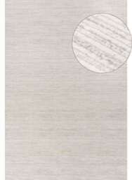Carmel Cream-Grey Striped Rug - 6010 - 240X340 cm