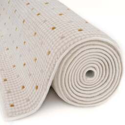 Carmel Cream-Gold Dots Rug - 6080 - thumbnail 5