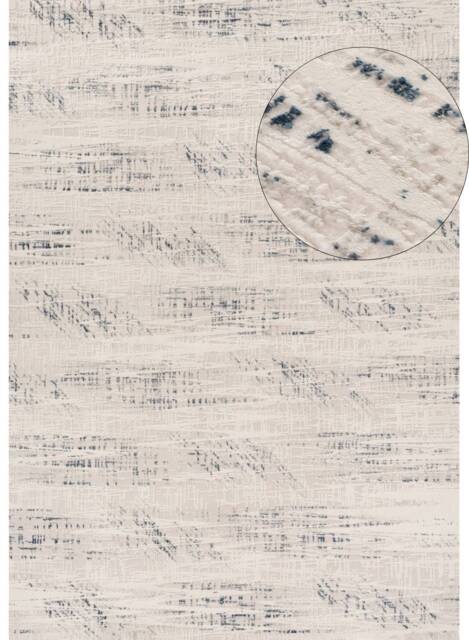 Carmel Cream-Blue Abstract Rug - 6030 - image 1