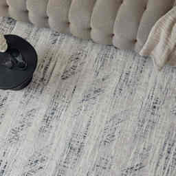 Carmel Cream-Blue Abstract Rug - 6030 - thumbnail 6