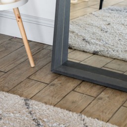 Hanaka - Full Length Black Oak Rectangle Mirror - 200cm x 100cm - thumbnail 6