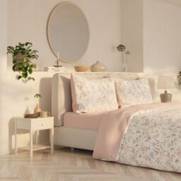 Supersoft by Cozee Home Soft Floral 4 Piece Duvet Set