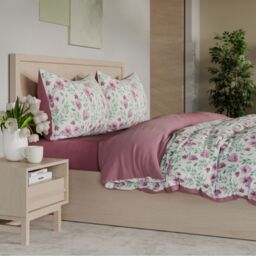 Cozee Home Limited Edition Floral Print 4 Piece Duvet Set