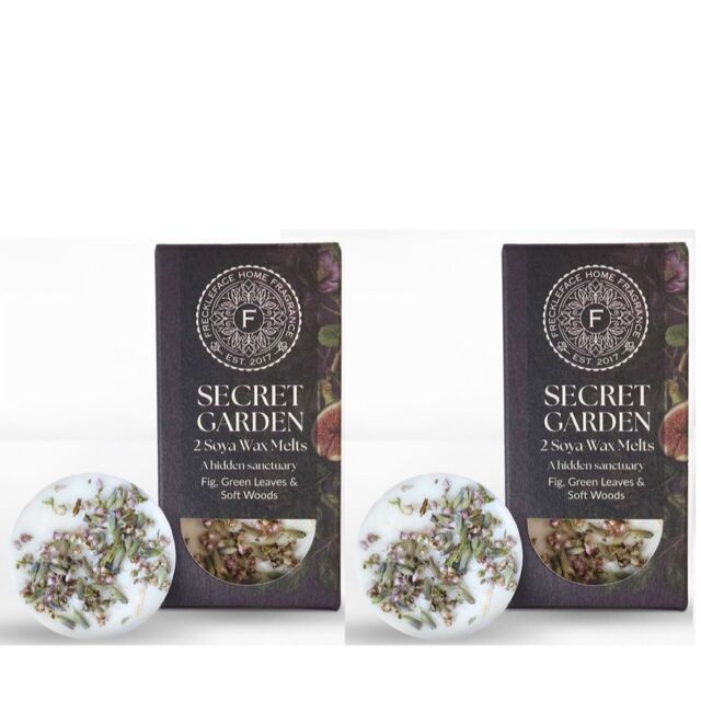 Chelsea Flower Show x Freckleface Secret Garden Duo Wax Melt Set