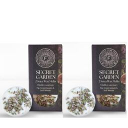 Chelsea Flower Show x Freckleface Secret Garden Duo Wax Melt Set