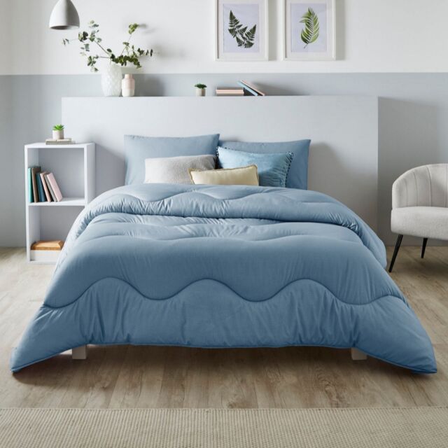 Night Lark Linen Print Coverless 4.5 Tog Duvet