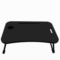 Outlet Multimedia Portable Table with Cup Holder