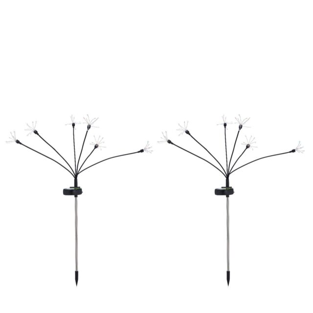 Flourish Set of 2 Solar Fiber Light