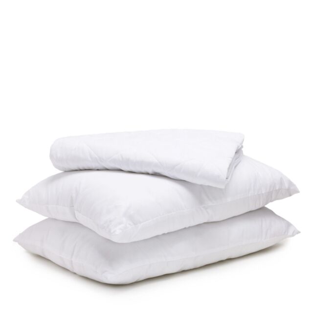 Outlet Set Of 2 Embossed Micro-Fresh Pillows & Pillow Protectors