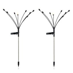 JML Sensor Brite Solar Powered Garden Stake Lights