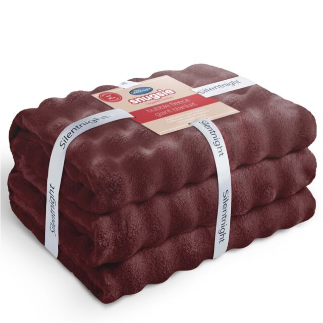 Silentnight Bubble Fleece Blanket