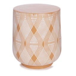 Sara by Sara Davies Indoor Outdoor Geometric Pattern Side Table