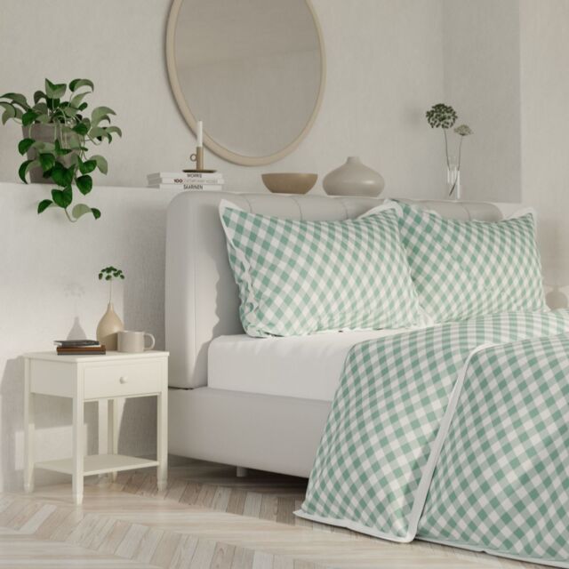 Supersoft by Cozee Home Gingham 3 Piece Duvet Set