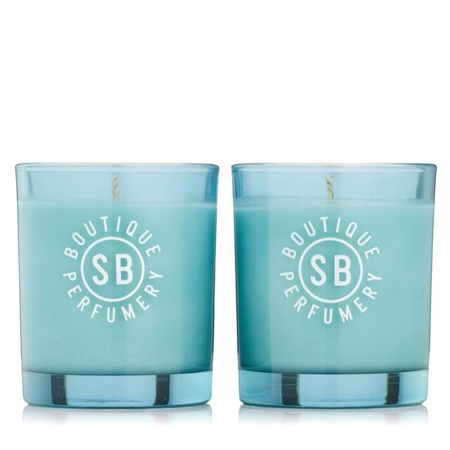 Shay & Blue Black Tulip & Melrose Apple Blossom Candle Duo