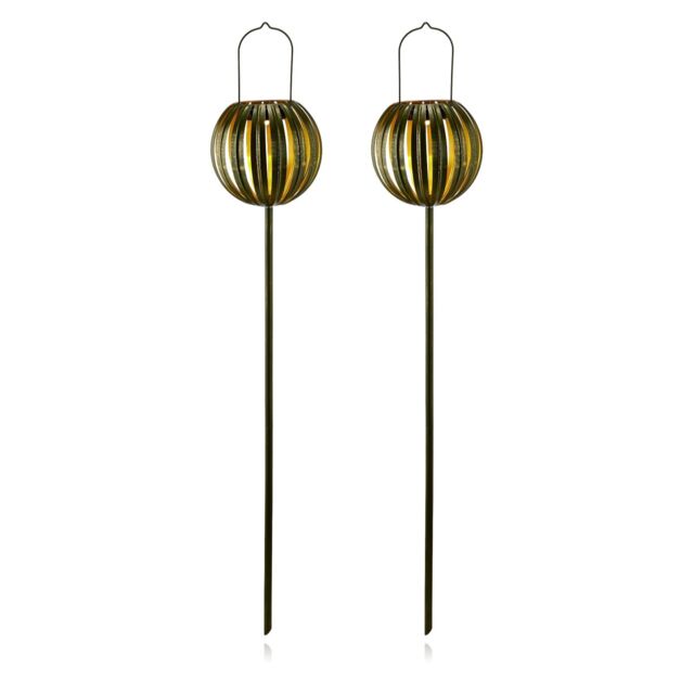 Garden Stories Studio 70 Set of Two   3-in-1 Solar Stake Lights