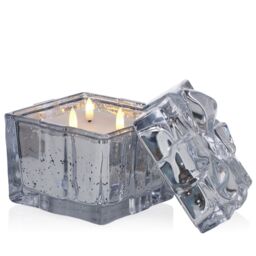 Home Stories Mercury Glass LED Faux Candle