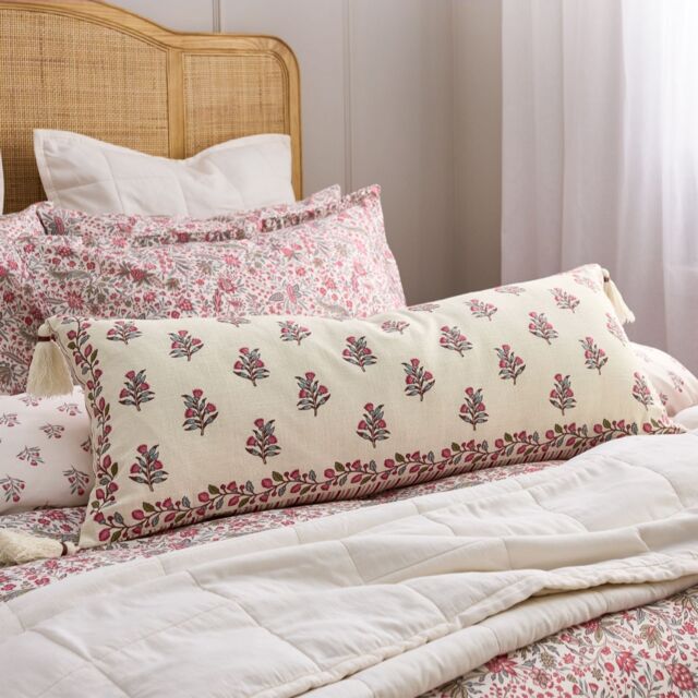 Christy Newstead Cotton Reversible Lumber Cushion