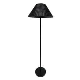 Outlet K by Kelly Hoppen Rattan Solar Floor Lamp