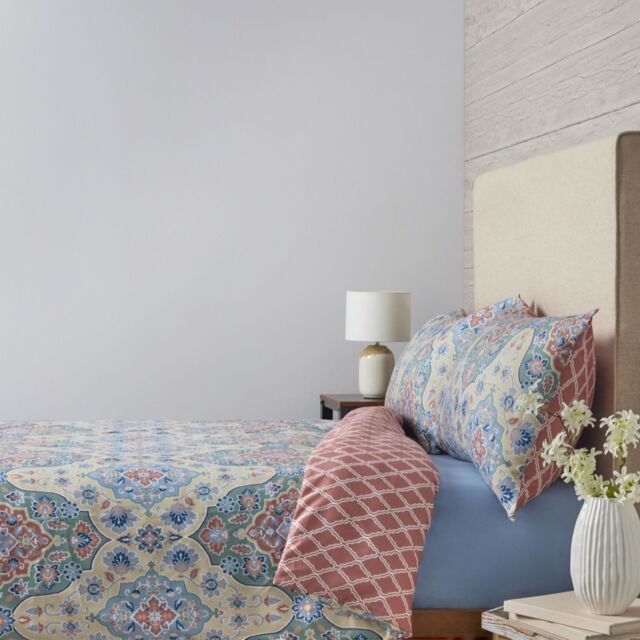 Supersoft by Cozee Home Morocco Reversible 4 Piece Duvet Set