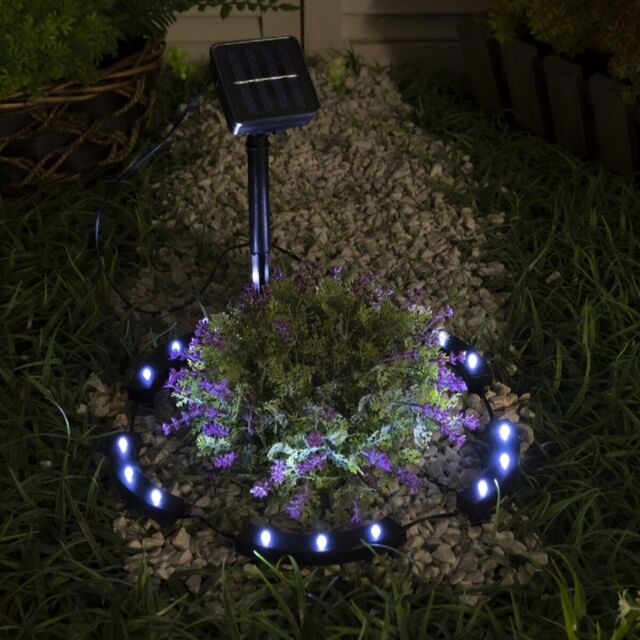 Thompson & Morgan Solar Planter 15 LED Decorative Stake Lights