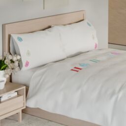 Sara by Sara Davies Festive Embroidery Four-Piece Duvet Set