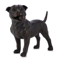 Garden Stories Bruce the Staffie Dog Sculpture